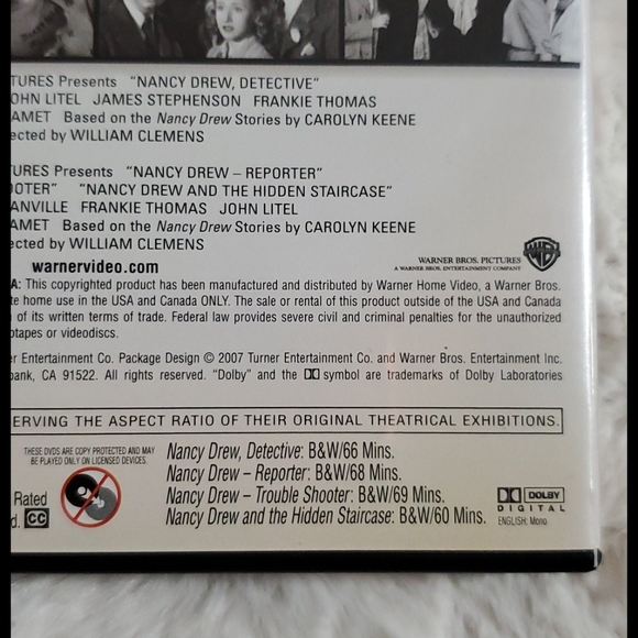 NANCY DREW Compilation DVD @1938 detective series Bess Hardy Boys - Picture 5 of 8